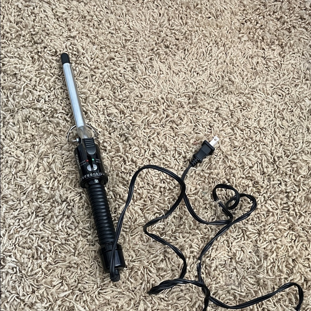 Conair Black Curling Iron Instant Heat with Adjustable Settings